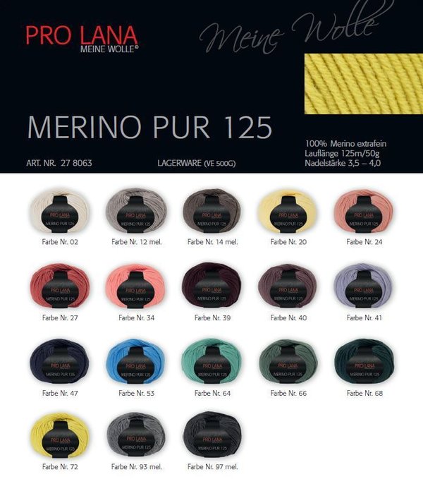 Pro Lana Merino Pur 125 0043 (50g)