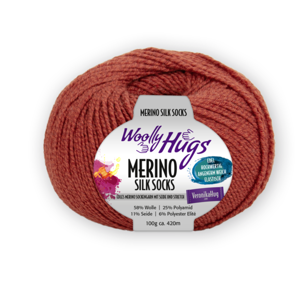 Woolly Hugs Merino Silk Socks 0227 (100g)