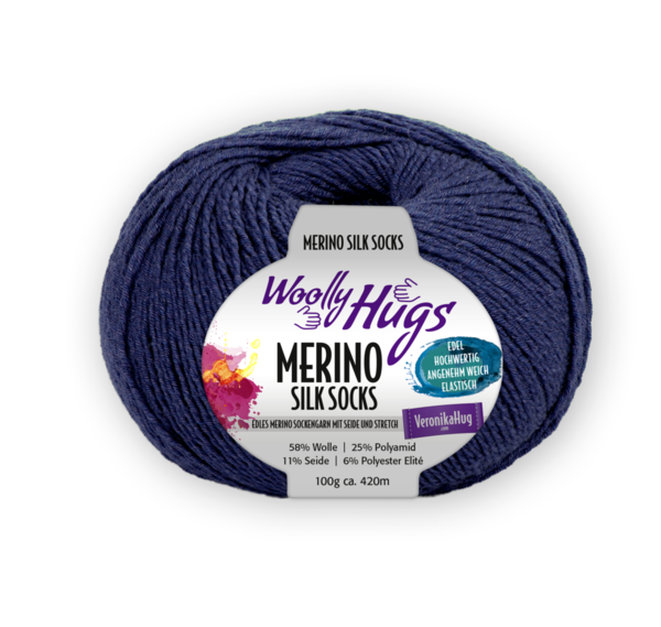 Woolly Hugs Merino Silk Socks 0250 (100g)