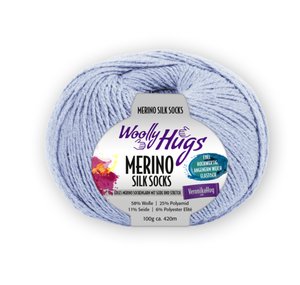 Woolly Hugs Merino Silk Socks 0257 (100g)